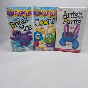Vintage Lot of Games Ants in the Pants Cooties Dont Break the Ice READ Missing